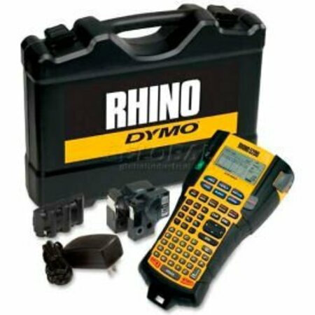 DYMO DYMO Rhino 5200 Industrial Label Maker Kit, 5 Lines, 4-9/10inW x 9-1/5inD x 2-1/2inH 1756589